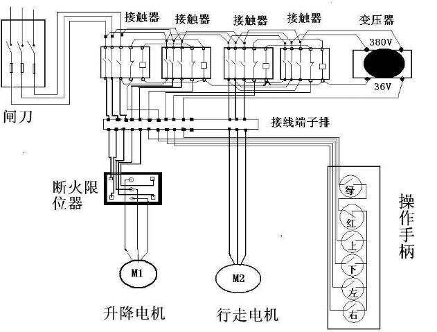 380V电动葫芦接线图